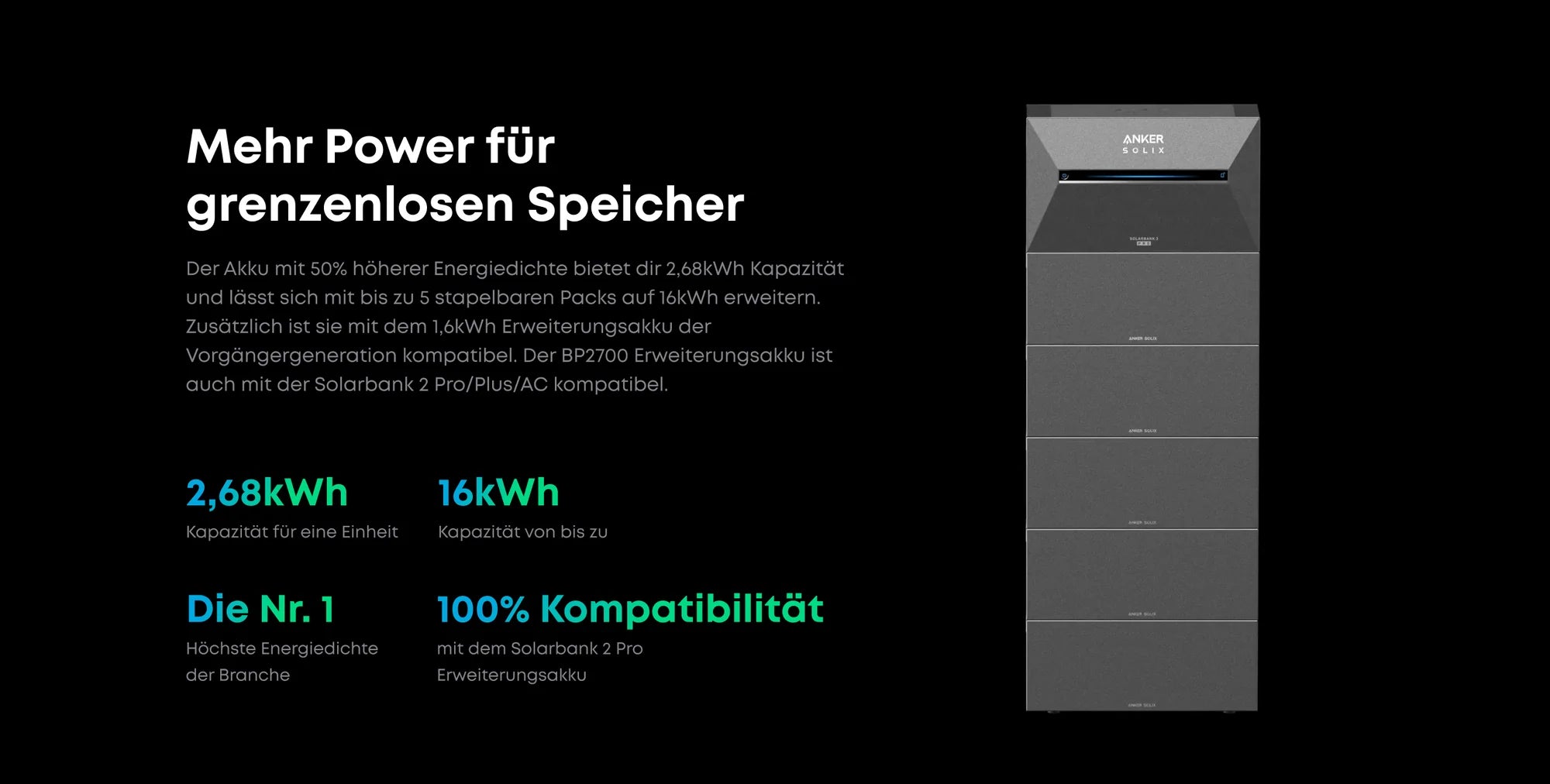Anker Solix BP2700 Erweiterungsakku