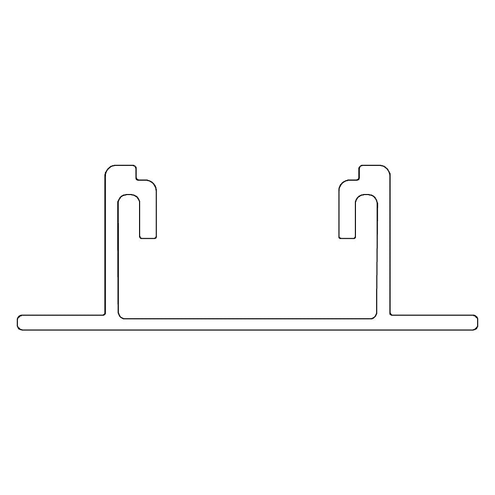 K2 BasicRail 2,40m - Schrägdach Trapezblech - 2003460
