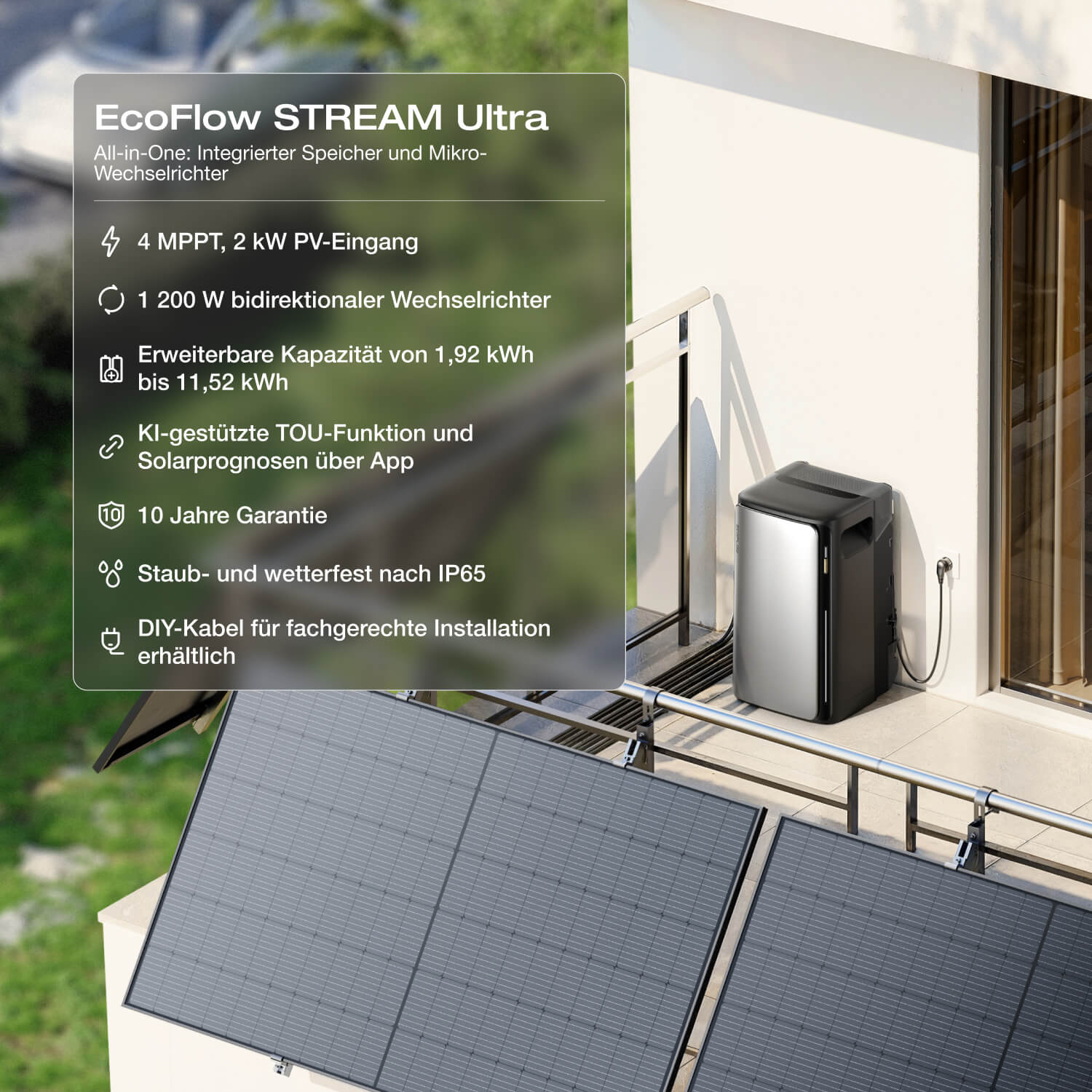 EcoFlow Stream AC Pro Erweiterungsakku 1.92kWh LFP Speicher für Stream Ultra IP65 - Zusatzbild 2