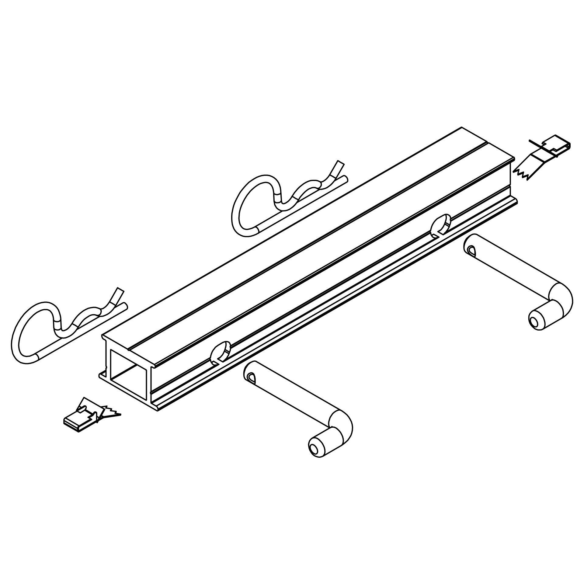 K2 Systems Schienenverbinder Set Alu, Edelstahl 2004123 Bild 2