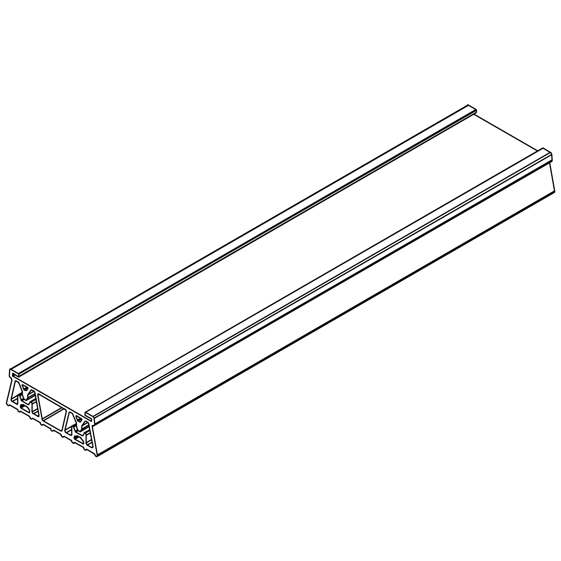 K2 Systems Mat S Auflagepad für SpeedRail 22, EPDM 2003126 Bild 2