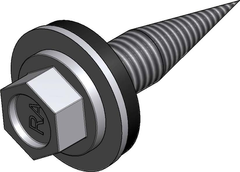 Schletter Dünnblechschraube 6X22A2 mit Dichtsch.oz 943001-232 Bild 2