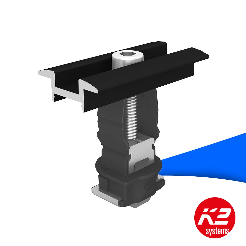K2 Mittelklemme Clamp MC 25-40 mm, schwarz eloxiert - 2004148