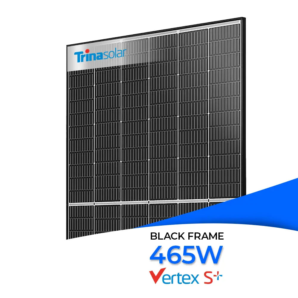 Trina Solar 465W Glas-Glas Black Frame TSM-465NEG9R.28 Vertex S+ Einzelmodul