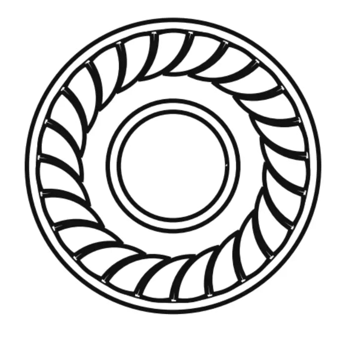 Sperrzahnmutter M10 - DIN 6923