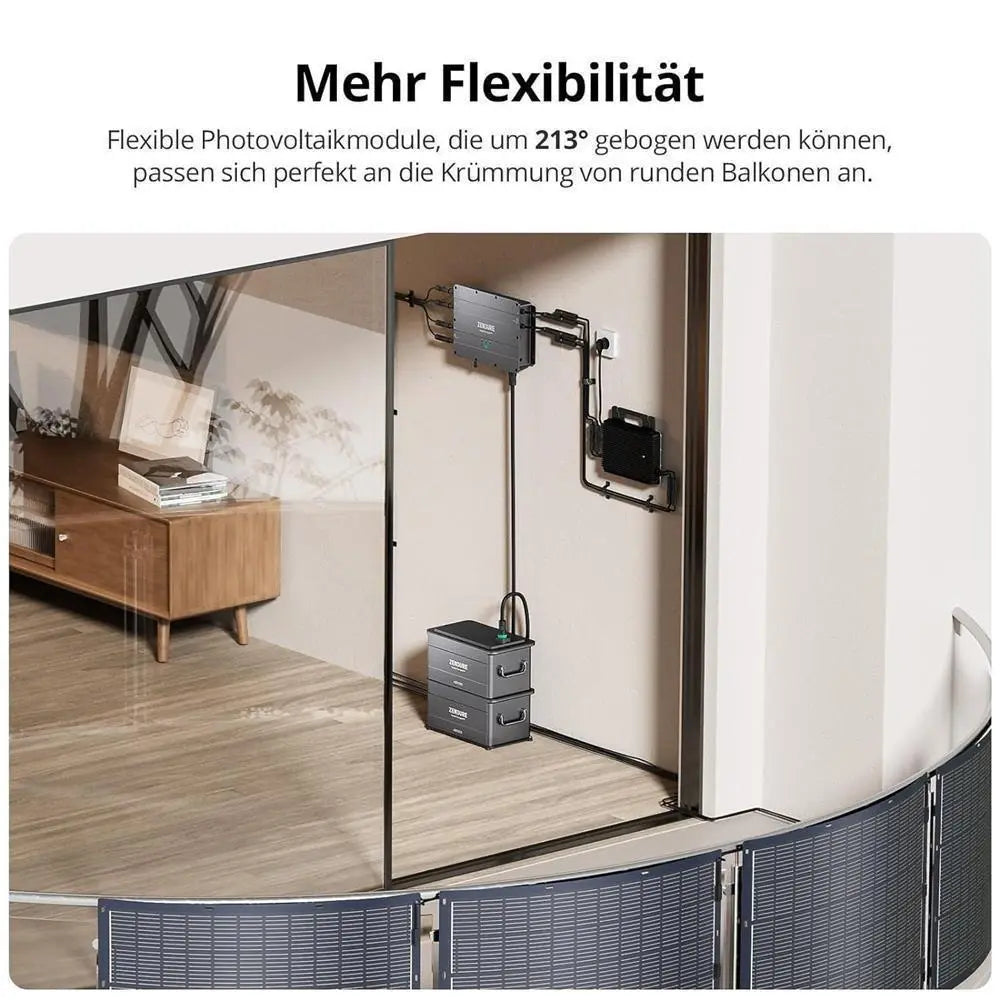 Zendure 2 x 230W flexibles Solaarpanel leichtes Photovoltaikmodul