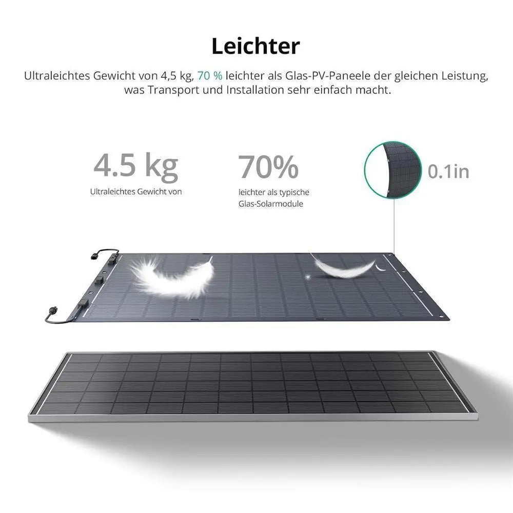Zendure 2 x 230W flexibles Solaarpanel leichtes Photovoltaikmodul