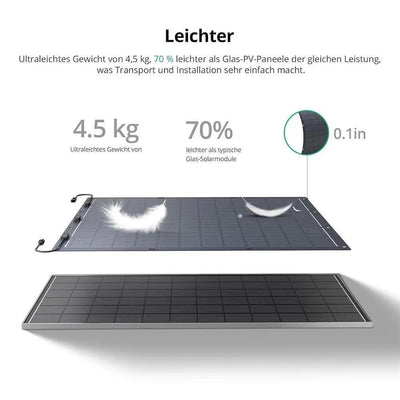 Zendure 2 x 230W flexibles Solaarpanel leichtes Photovoltaikmodul
