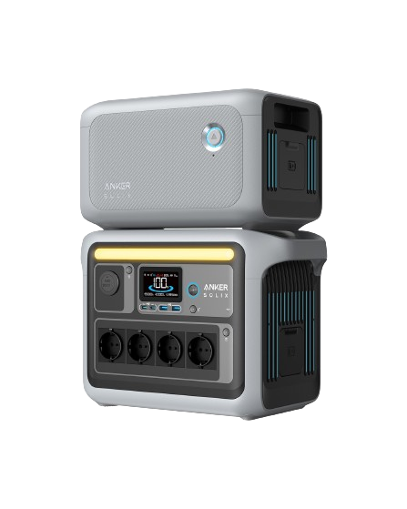 Anker Solix C1000X Powerstation 2,4kW 2kWh LiFePO4 HyperFlash schwarz