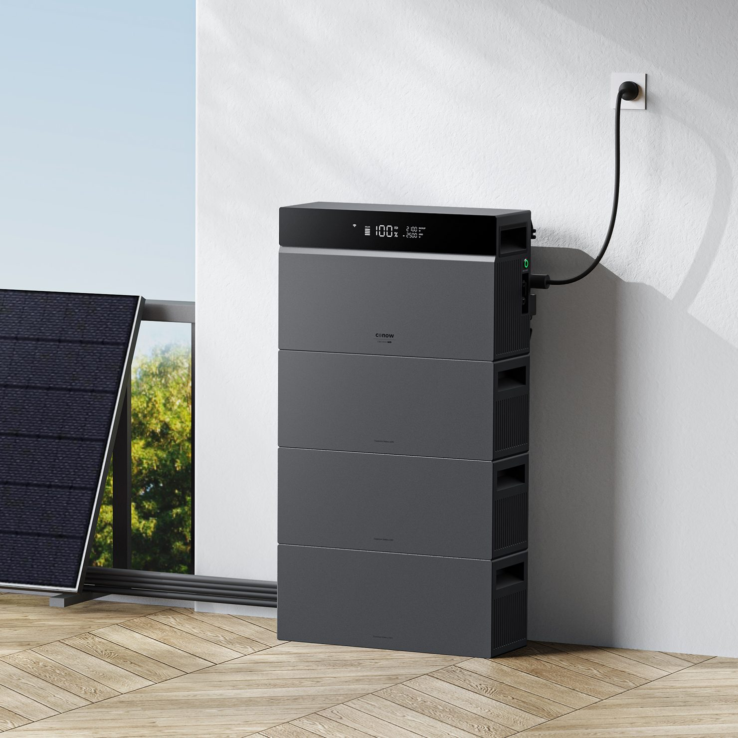 CONOW Tuya CBE2000 Pro 2048 Wh All-in-One Solarspeicher