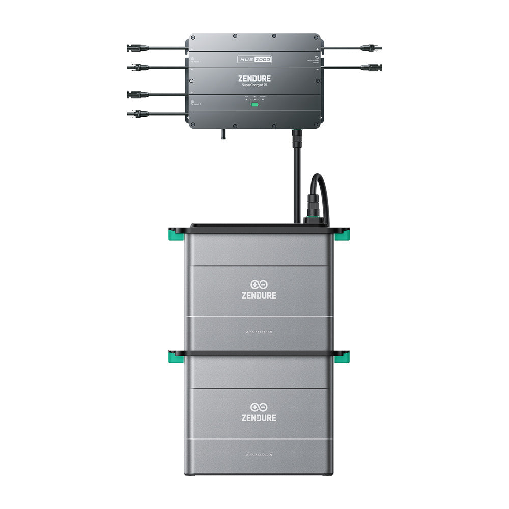 Zendure Wechselrichter SolarFlow Hub 2000 2 MPPT 1800W Batterieanschluss 2400W PV Eingang IP65 WLAN - Zusatzbild 2