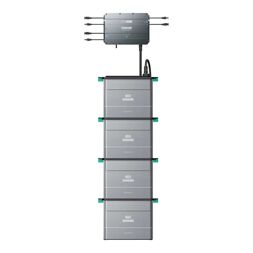 Zendure Wechselrichter SolarFlow Hub 2000 2 MPPT 1800W Batterieanschluss 2400W PV Eingang IP65 WLAN - Zusatzbild 4