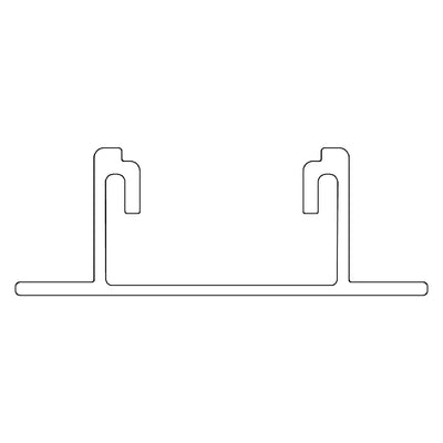 K2 BasicRail 2,40m - Schrägdach Trapezblech - 2003460