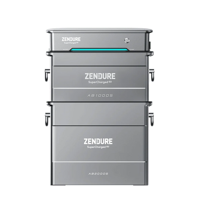 Zendure AIO Pro 1200 SolarFlow System Hyper 2000 mit AB1000S Erweiterungsbatterie