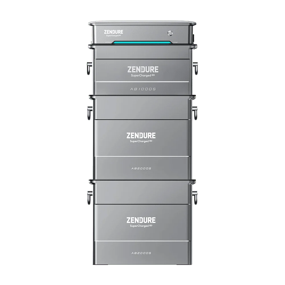Zendure AIO Pro 1200 SolarFlow System Hyper 2000 mit AB1000S Erweiterungsbatterie