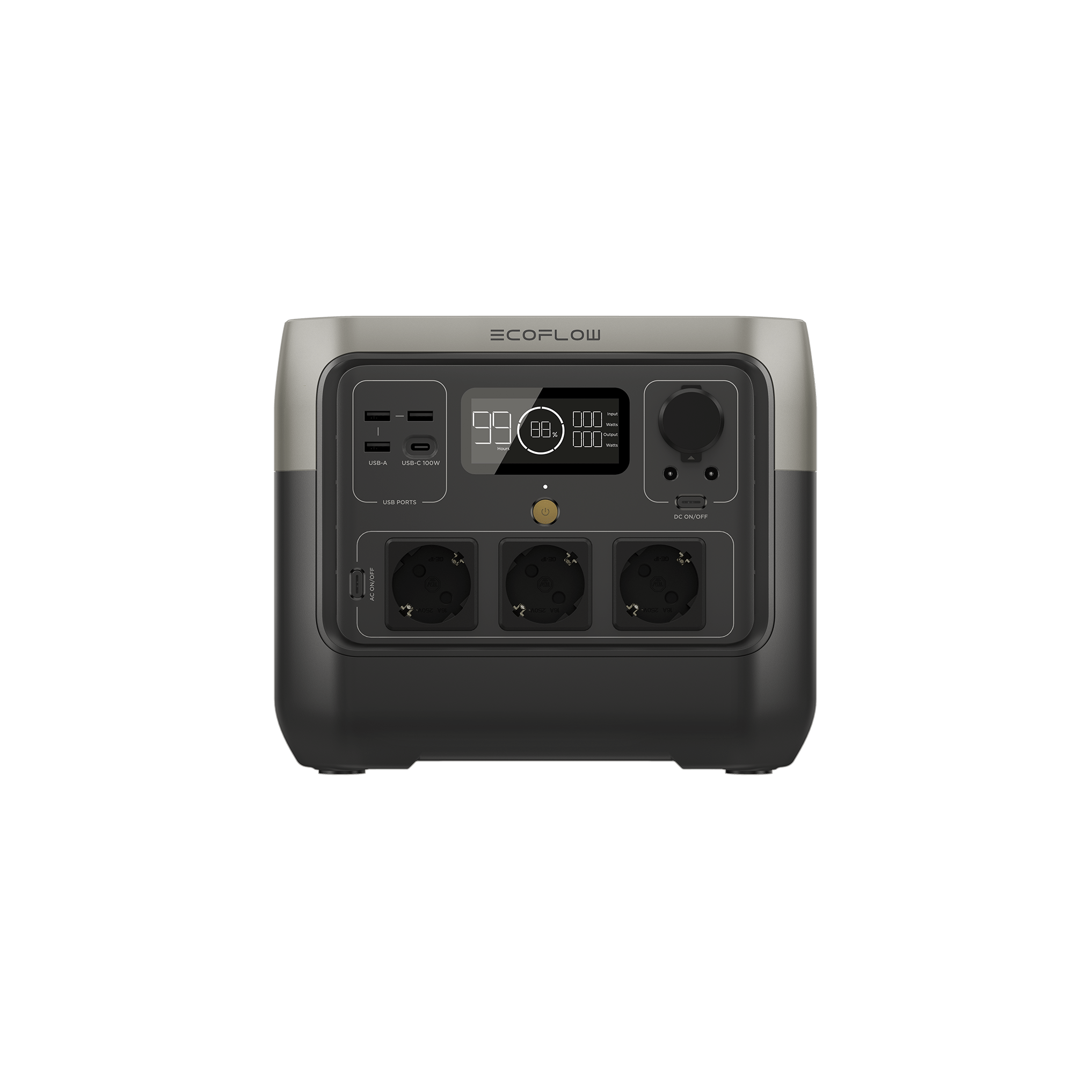 EcoFlow RIVER 2 Pro 768 Wh LiFePO4 Powerstation 800 W X-Boost 1600 W Schnellladung