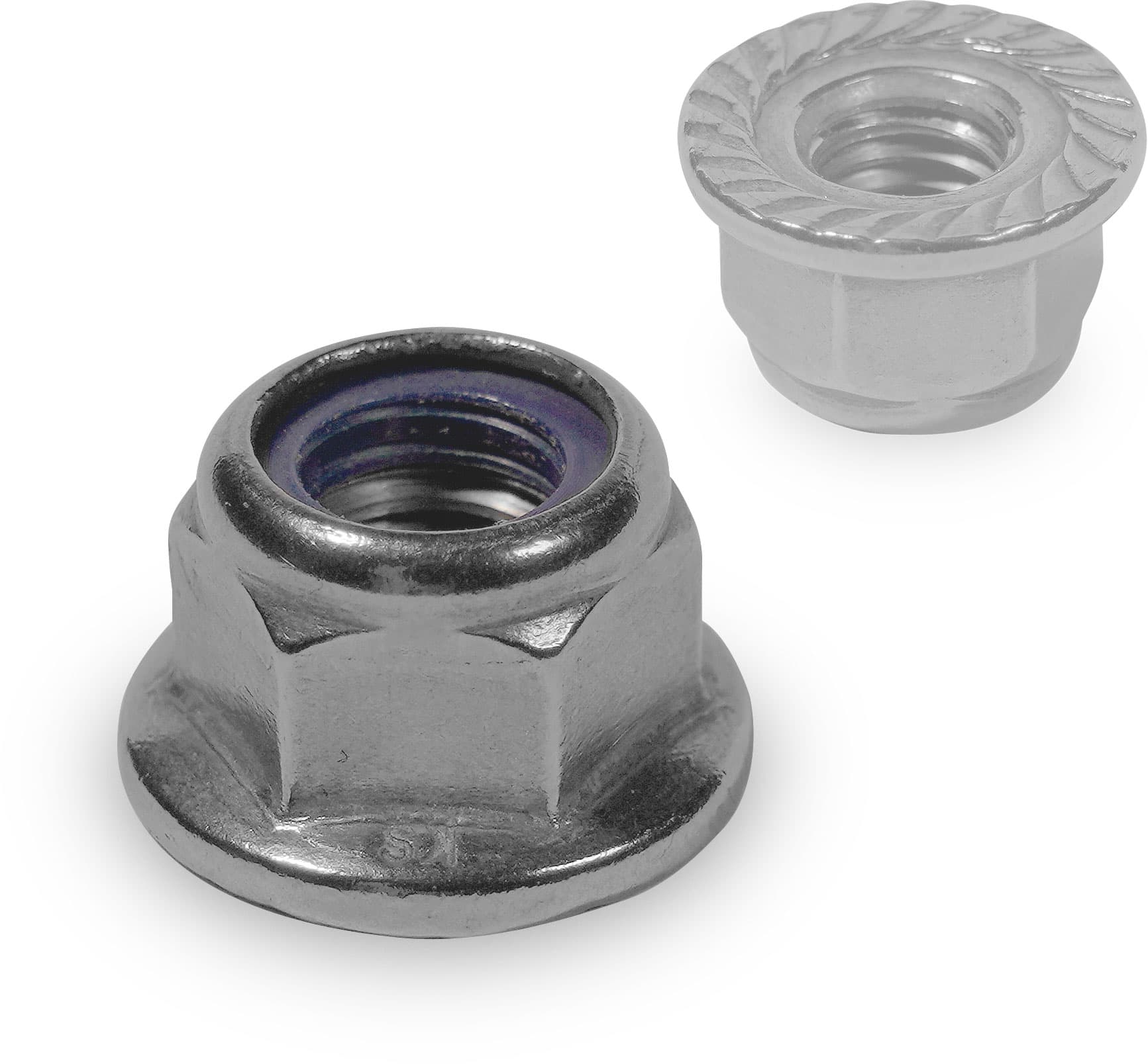 K2 Systems Flanschmuttern mit Sperrverzahnung M8 2002744