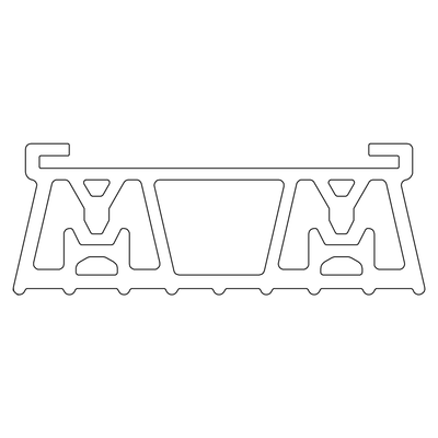 K2 Systems Mat S Auflagepad für SpeedRail 22, EPDM 2003126 Bild 3