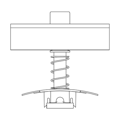 K2 Systems Modulmittelklemme XS Set 34-38MM Pressblank 1003586 Bild 2