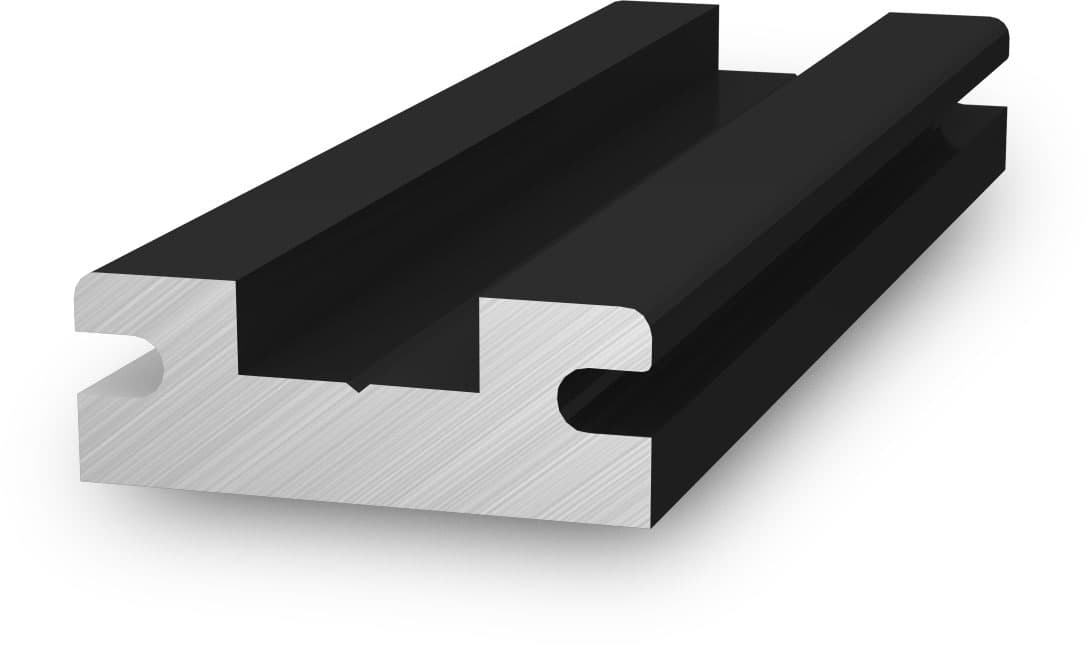K2 Systems Verbinder Einlegeschiene Schwarz 2002765