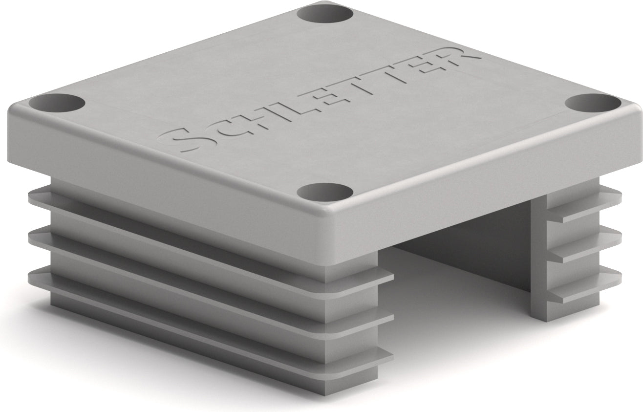 Schletter Kunststoff-endkappe Silber 129011-000