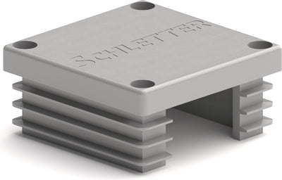Schletter Kunststoff-endkappe Silber 129011-000