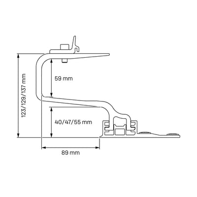K2 Dachhaken SingleHook 3S Light - 2004795
