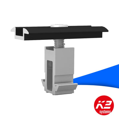 K2 DomeClamp Mittelklemme, schwarz - 2002609