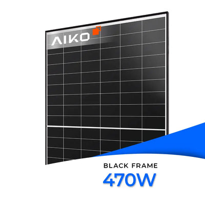 AIKO Solar 470W Glas-Glas Black Frame AIKO-A-MAH54Dw Neostar 2P+ Einzelmodul