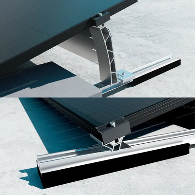 K2 Systems Flachdach S-Dome Montageset für 2 Module