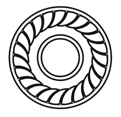 Sperrzahnmutter M10 - DIN 6923