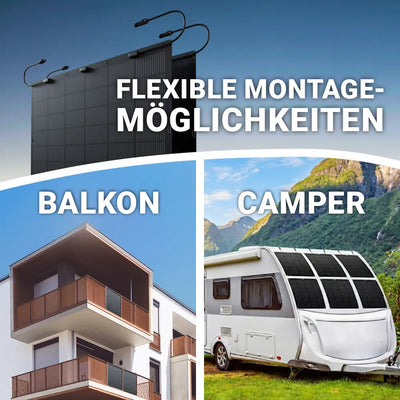 solago flexibles Solarmodul 2er Set 2 x 225W